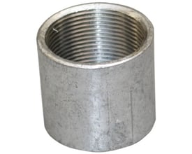 Indura galvaniseret smedet muffe med indvendigt gevind i begge ender til 1/4" rørforbindelse.