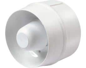 LAP-Sikkerhed lydgiver MT32-230W i hvid ABS-plast med 107dB lydstyrke og 32 toner, IP65 klassificering.