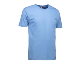 ID Identity Game T-shirt i lys blå bomuld, størrelse L, med rund halsudskæring og korte ærmer.