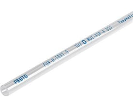 Festo trykluftslange PUN-H-14X2-NT i naturfarve, vist på hvid baggrund med synlig tekst.