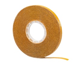 Scotch® ATG Limoverføringstape 969 i 19 mm bredde og 33 m længde, vist som en rulle med gylden tape på hvid baggrund.