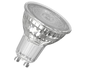 Osram LEDVANCE LED PAR16 spot med GU10 sokkel, 6,9W, 575 lumen og 60° spredningsvinkel. Lampen er fremstillet af glas.