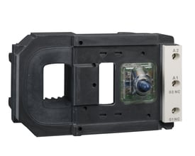Schneider Electric TeSys F spole LX9FJ til LC1F400 kontaktorer, 230V AC/DC med lavt forbrug, vist på hvid baggrund.