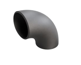 Indura 90° bøjning i S235 stål med 57x2,9 mm dimension og 72 mm radius, standard EN10253-1 T:A.