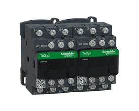 Schneider Electric TeSys D reverserende kontaktor, 9A, 230 ACV med 2x3P, 2 NO og 2 NC kontakter.