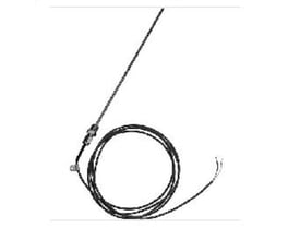 Siemens QAE26.95 temperaturføler med LG-Ni1000 sensor og 0.5m kabel på hvid baggrund.