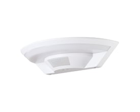 Hvid V-TAC LED-væglampe til udendørs brug med PIR-sensor, 10 W, 4000 K og Cree-chip.