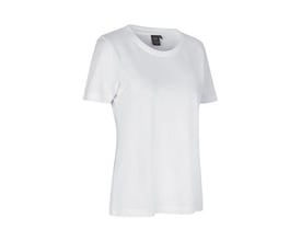ID Identity T-shirt Pro til damer i hvid, størrelse 4XL, med rund hals og kortærmet design.