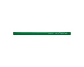 Pica Classic gasbetonblyant på 240 mm, grøn og vist liggende fra siden med mærkningen synlig.