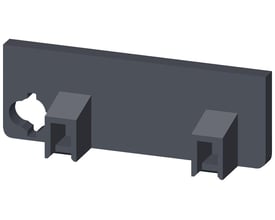 Siemens 3RF3 tilslutningsadapter til 3RF34, 3RB3/3RR2, vist isoleret på hvid baggrund med to monteringsarme.