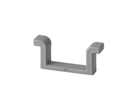 Weidmüller endekappe til TS 35x15mm din-skinne, fremstillet af sort polypropylen.