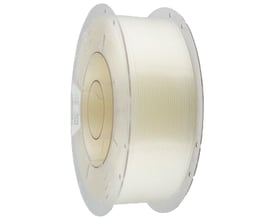 Spole med transparent PrimaCreator EasyPrint PLA-filament til 3D-printer, 1,75 mm og 1 kg.