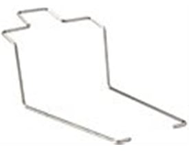 Schneider Electric RXZ400 holdebøjle, en simpel metalclips designet til at fastholde RXM relæer i deres sokkel.