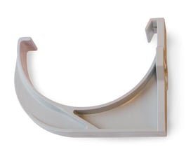 Plastmo plast konsoljern grå nr. 11, 11 tommer og 133 mm i diameter, passer til lodret sternbræt.