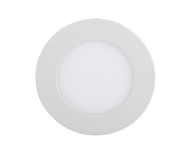 Top view af V-TAC 18W LED indbygningspanel med glat, hvid lysflade og diskret grå ramme.