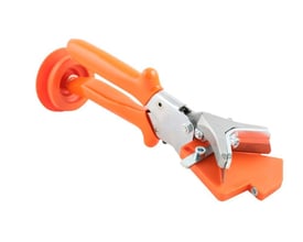 DAFA geringstang til Q-lon tætningslister med orange håndtag, rulle, anslag og justerbart knivhoved.