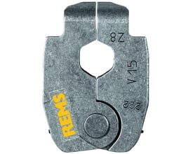 Rems pressring V 15 S (PR-2B) fremstillet af hærdet stål, med synligt Rems logo og mærkning V 15 222.