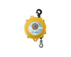 FLAIR balance C flex-30, gul vægtophæng med metalhus og 1,5m stålkabel, kapacitet 22-30 kg.