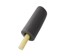 Roth Multipex Rør Plus, 18 mm kombirør i PEX-C med 9 mm grå isolering, vist på hvid baggrund.