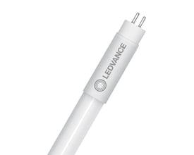 Ledvance Performance LED T5 rør i mat hvid finish med 3000K lysfarve og G5-fatning, 1449 mm langt.