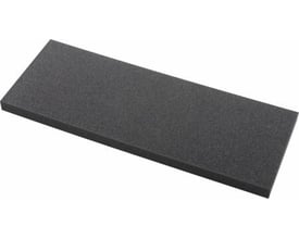 ABB fugtspærre til Kabeldon SDC 048, et rektangulært stykke gråt skummateriale isoleret på hvid baggrund.