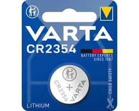 Varta CR2354 Lithium Coin batteri, 3V, 1 stk. med tydelig Varta logo og produktnavn på blå baggrund.