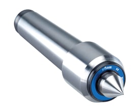 Rørpinol Røhm 600 MK2 med 60 graders spids og blå detaljering, lavet af blankt metal.