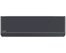 Panasonic CS-XZ42ZKEW-H luft/luft indedel i grafitfarve med nanoe X teknologi, vist frontalt på hvid baggrund.