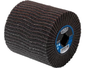 Tyrolit kombi valse S-4 C VF på 100 × 100 × 19,1 mm med mørke, lagdelte slibefelter og blå mærkat.