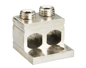 Katko AL/CU klemme til 2x35-240mm² kabler med 630/850A strømkapacitet.