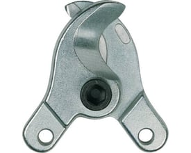 Klauke kæber til kabelsaks K-101/105 med 26 mm klippekapacitet, lavet af metal med sort skrue.