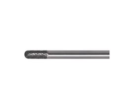 Ironside roterende hårdmetalfil C 0616 X med cylindrisk, afrundet filhoved og lige skaft.