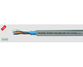 HELUKABEL signalkabel RD-H(ST)H Bd 4x2x0,5 med afskærmning, 225V, mærket FRNC og RoHS, ideelt til dataoverførsel.