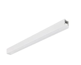 Philips Keyline 1200mm linjearmatur i hvid aluminium med indbygget 2700 lm LED, ideel til påbyg og nedhæng.