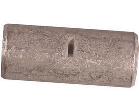 Elpress CU-Pressemuffe KSF300A i fortinnet kobber, 300mm² med inspektionshul og tydelig mærkning af kodetal 32.