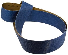 Tyrolit slibebånd 2820, 75x2250 mm med korn 36, fremstillet af lærred med zirkonia aluminiumoxid til bearbejdning af stål.