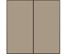 Niko smart 2-tryk tangent i bronze med en mørk ramme, vist fladt på hvid baggrund for detaljeret visning.