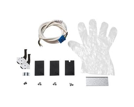 SG Armaturen Lineal T-ceiling startkit, sort, inkluderer monteringsdele, kabel og engangshandske til indendørs brug.