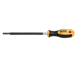 Ironside Flex topskruetrækker på 6 mm og 275 mm med fleksibel klinge og sort-gult håndtag.