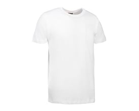 ID Identity Yes T-shirt i hvid, størrelse 3XL, med rund hals og korte ærmer.