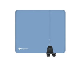 Solplanet 8kW hybrid inverter i trefaset ASW8KH-T3 model med IP66-klassificering, vist på hvid baggrund.
