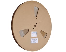 Klauke isolerede terminalrør til 1.5 mm2 ledere på en stor papspole med 10.000 stk i hvid.