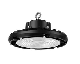 Sort Pulsar G3 highbay armatur med 150W effekt og 22500 lumen, 4000K farvetemperatur og 90° spredningsvinkel.