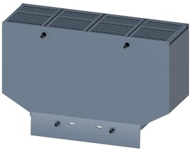 Siemens udvidet 4-polet terminaldæksel i grå, kompatibel med 3VA13/14 og 3VA23/24 SENTRON afbrydere.