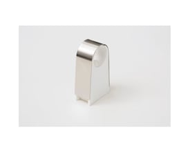 2click rørbærer i rustfrit stål til Ø16 mm rør, vist isoleret på hvid baggrund.