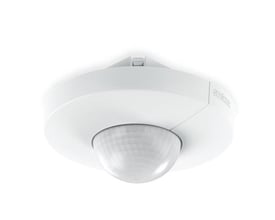 Steinel bevægelsessensor IS 3360-R DALI til indbygning, hvid, med 360 graders dækning og op til 20 meter rækkevidde.