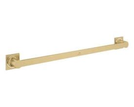 Grohe Allure New håndklædestang i børstet Cool Sunrise med 569 mm centerafstand, vist skråt forfra med runde vægbeslag.