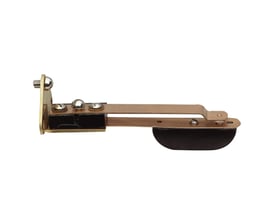 Grothe KKO 152 glidekontakt med metaldele og sort plastkomponent på hvid baggrund.