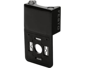 Festo indikatorindsats MCL-230AC i sort plast med mærket 'FESTO' trykt på siden, vist på hvid baggrund.