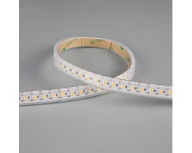 Ansell Lighting K-Cell LED strip på 5 meter, 24V, IP67-klassificeret, med 160 LED'er pr. meter, vist på en grå baggrund.